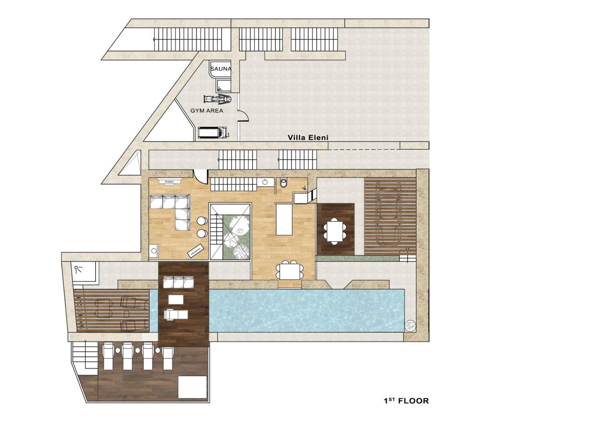 Beachfront Ravdoucha Epavlis Eleni Villa - Pool, Hot Tub, Gym, Sauna, Private Parking, Wifi Chrissi Akti Chania Exterior foto