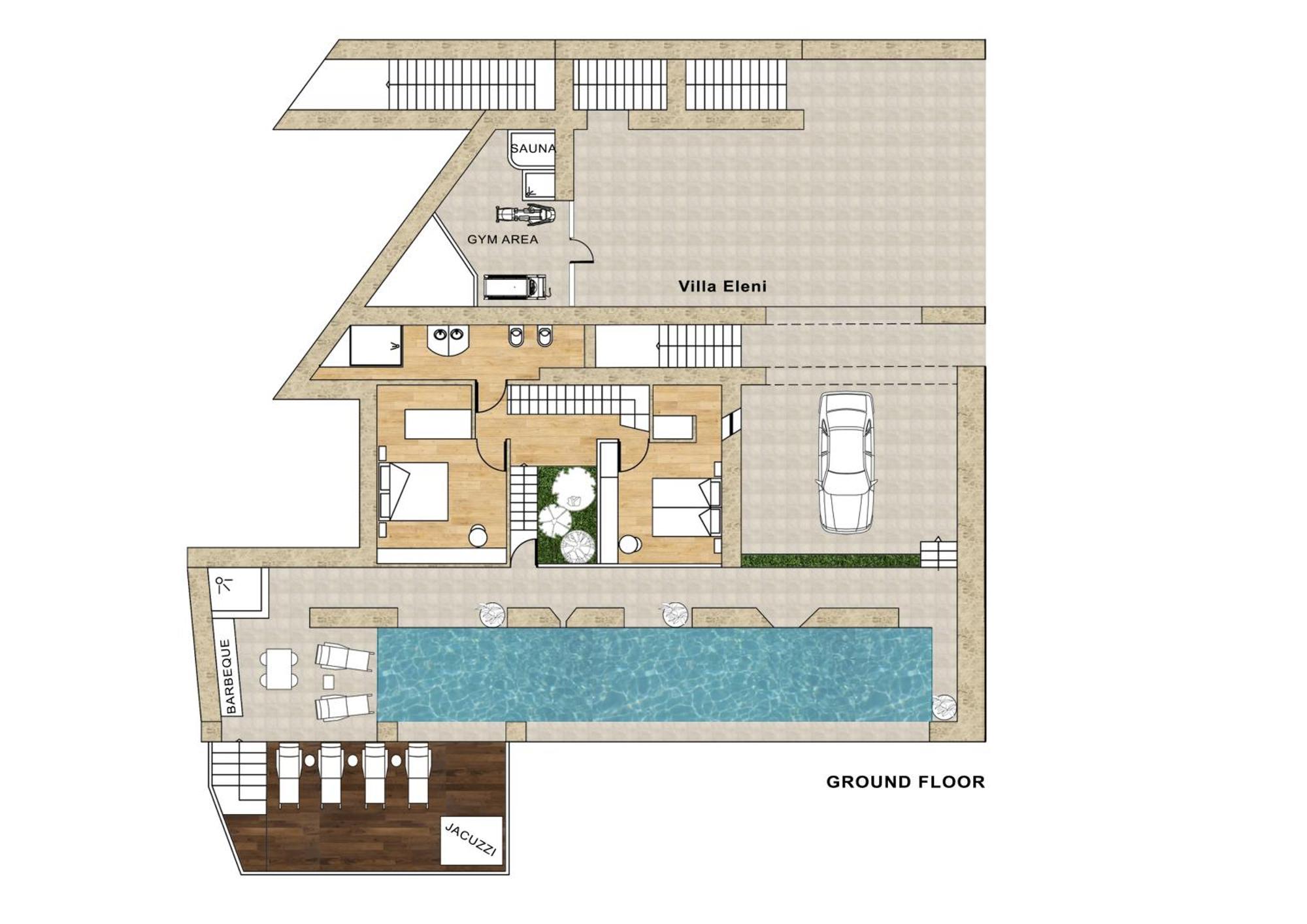 Beachfront Ravdoucha Epavlis Eleni Villa - Pool, Hot Tub, Gym, Sauna, Private Parking, Wifi Chrissi Akti Chania Exterior foto
